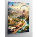 Tablomega Kanvas Tablo Dönme Dolap Ve Lunapark
