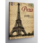 Tablomega Kanvas Tablo Eyfel Kulesi Ve Paris 1889