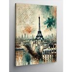 Tablomega Kanvas Tablo Eyfel Kulesi Ve Paris Sokakları