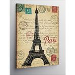 Tablomega Kanvas Tablo Eyfel Kulesi Ve Paris Teması