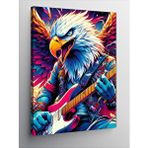 Tablomega Kanvas Tablo Fender Gitarlı Kartal