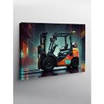 Tablomega Kanvas Tablo Forklift Makinesi Çizimi