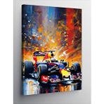 Tablomega Kanvas Tablo Formula 1 Arabası Çizimi