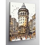 Tablomega Kanvas Tablo Galata Kulesi Tarihi