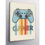 Tablomega Kanvas Tablo Gamer Kontrolcü Deseni