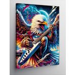 Tablomega Kanvas Tablo Gitar Çalan Kartal