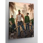 Tablomega Kanvas Tablo Gta San Andreas