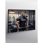 Tablomega Kanvas Tablo Halter Kaldıran Zebra