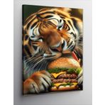 Tablomega Kanvas Tablo Hamburger Kaplan