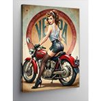 Tablomega Kanvas Tablo Harley Ve Kadın