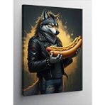 Tablomega Kanvas Tablo Hotdog Ve Kurt