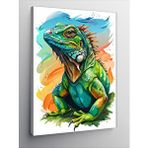 Tablomega Kanvas Tablo İguana