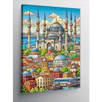 Tablomega Kanvas Tablo İstanbul Minyatürü