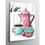 Tablomega Kanvas Tablo Kahve Ve Cupcake