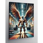 Tablomega Kanvas Tablo Kanatlı Sporcu Kartal