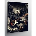Tablomega Kanvas Tablo Kartal Rock Konseri