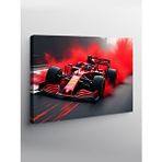 Tablomega Kanvas Tablo Kırmızı Formula 1 Arabası