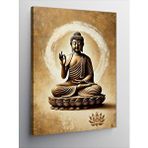 Tablomega Kanvas Tablo Lotus Üzerinde Buda