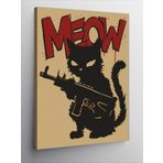 Tablomega Kanvas Tablo Meow Gizemli Asi Kedi
