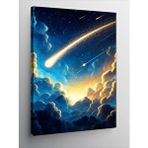 Tablomega Kanvas Tablo Meteor Yağmuru