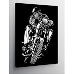 Tablomega Kanvas Tablo Motorcu Adam