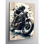 Tablomega Kanvas Tablo Motosiklet Tutkusu
