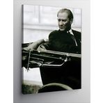 Tablomega Kanvas Tablo Mustafa Kemal Atatürk Arabada