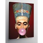 Tablomega Kanvas Tablo Nefertiti Ve Sakız Pop Art