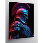 Tablomega Kanvas Tablo Neon Işıklı Gladyatör