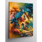 Tablomega Kanvas Tablo Orman Evi