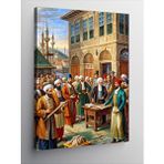 Tablomega Kanvas Tablo Orta Çağ'da Osmanlı Bilgi Alışverişi
