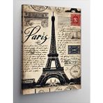 Tablomega Kanvas Tablo Paris Ve Eyfel Kulesi Posteri