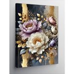 Tablomega Kanvas Tablo Pastel Çiçekler Ve Şıklık