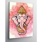Tablomega Kanvas Tablo Pembe Ganesha