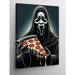 Tablomega Kanvas Tablo Pizza Korku Maskesi