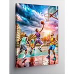 Tablomega Kanvas Tablo Sokak Basketbolu
