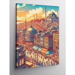 Tablomega Kanvas Tablo Sonbaharda Cami Ve Şehir