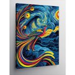 Tablomega Kanvas Tablo Tavus Kuşu Van Gogh