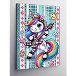 Tablomega Kanvas Tablo Unicorn Ve Gitar Ruhu