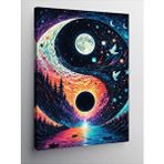 Tablomega Kanvas Tablo Yin Yang Temalı Manzara