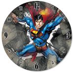 Tablomega Kayalar ve Supermen Gücü Dekoratif 30x30 cm Duvar Saati