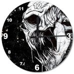 Tablomega Korkunç Kurukafa Analog 30x30 cm Duvar Saati