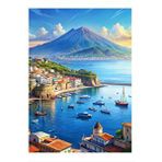 Tablomega Limandaki Gemiler Hediyelik Ahşap Tablo 25cmx 35cm