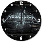 Tablomega Metallica Tasarım 50x50 cm Duvar Saati