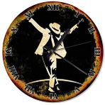 Tablomega Michael Jackson Sessiz 50x50 cm Duvar Saati