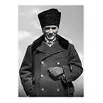 Tablomega Mustafa Kemal Atatürk Mdf Poster 25cmx 35cm