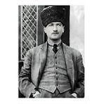 Tablomega Mustafa Kemal Atatürk Mdf Poster 35cm X50cm