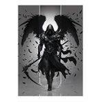 Tablomega Ölüm Meleği Assassin Dekoratif Ahşap Tablo 25cmx 35cm
