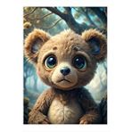 Tablomega Ormandaki Yavru Ayı Teddy Dekoratif Mdf Tablo 25cmx 35cm