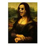 Tablomega Ozzy Osbourne Mona Lisa Model Ahşap Tablo 25cmx 35cm
